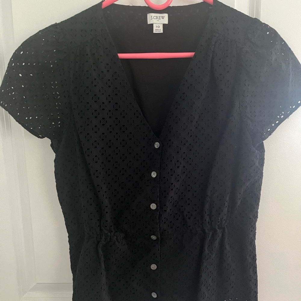 Black jcrew top